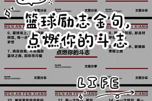 篮球训练说说霸气简短一句话
